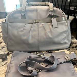 Coach Blue Diaper Bag